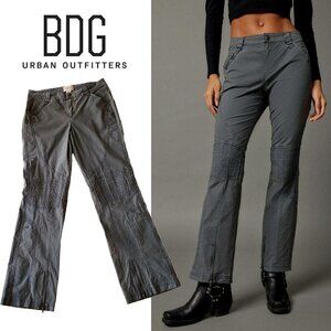 NWT BDG Harper Moto Cargo Style Pants in Grey Size 2